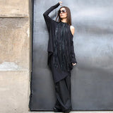 Leather Tassel Long Statement Necklace Punk Style Costume Jewelry Necklaces
