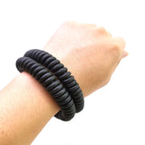 Rubber Winding Collar Choker Necklace For Women
