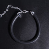 Choker Necklace Women Short Sweater Chains Rubber Jewelry Necklace