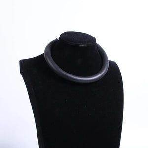 Choker Necklace Women Short Sweater Chains Rubber Jewelry Necklace