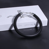 Choker Necklace Women Short Sweater Chains Rubber Jewelry Necklace