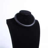 Choker Necklace Women Short Sweater Chains Rubber Jewelry Necklace