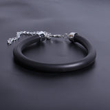 Choker Necklace Women Short Sweater Chains Rubber Jewelry Necklace