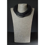 Short Chains Collar Necklace Rubber Punk Style Ladies Jewelry