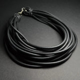Short Chains Collar Necklace Rubber Punk Style Ladies Jewelry