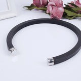 Rubber Pendant Necklace Women Boho Choker Jewelry Gift