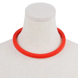 Rubber Pendant Necklace Women Boho Choker Jewelry Gift