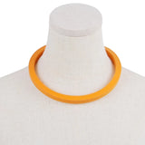 Rubber Pendant Necklace Women Boho Choker Jewelry Gift
