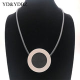 Leather Choker Necklace for Women