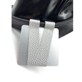 Square Aluminum Sheet Rubber Choker Necklace
