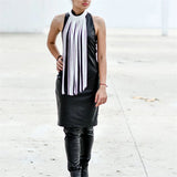 Tassel Long Necklace Leather Necklaces 6 Colors High Street Jewelry