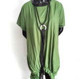 Long Leather Tassel Necklace Women's Accessories