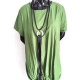 Long Leather Tassel Necklace Women's Accessories