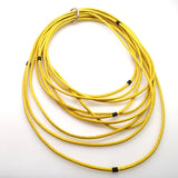 Women's Yellow Synthetic Leather Necklace 2021 Fashion Pendant