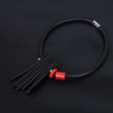 One Piece Pendant Vintage Goth Rubber Necklace For Women Jewelry
