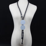 Rubber Necklace Gothic Ladies Thick Necklace Art Jewelry Pendant