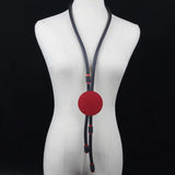 Rubber Necklace Gothic Ladies Thick Necklace Art Jewelry Pendant