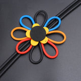 Bohemia Rainbow Flower Pendant Necklace for Women