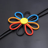 Bohemia Rainbow Flower Pendant Necklace for Women