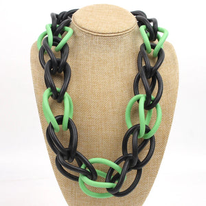 Spring Ladies Gothic Rubber Necklace