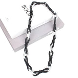 Street Designers Vintage Rubber Necklace Girls Punk Style High Art Jewelry