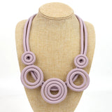 Summer Versatile Rubber Necklace Ladies Gothic Unique Leather Necklace