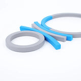 Two-color Big Foam Square Necklace Women's...