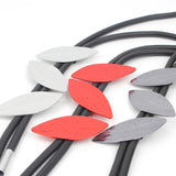 Winter Everyday Leaf Long Necklace Women's Classic Rubber Necklace Gothic