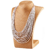Exaggerated Bohemian Water Drop Multi-Layer Necklace