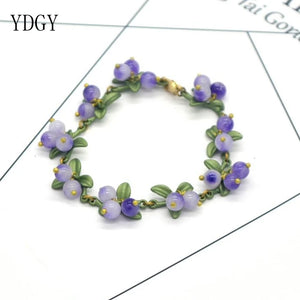Blueberry Bluestone Multicolored Bracelet Women's Jewelry
