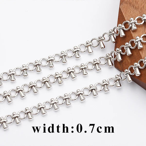 DIY Chain 18K Plated 0.3 Microns Hand Made 1m/Lot