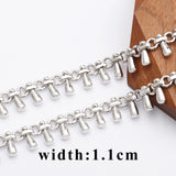 DIY Chain 18K Plated 0.3 Microns Hand Made 1m/Lot