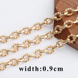 Hand Made 18k Gold Plated Chain 1m/Lot