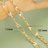 DIY Rhodium Plated Chain 1m/lot