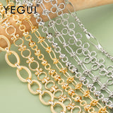 DIY Rhodium Plated Chain 1m/lot