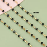 DIY Chain 18K Plated 0.3 Microns Copper Beads Charms Hand Made