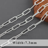 DIY Chain Rhodium Plated Copper Jewelry Findings