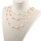 DIY Chain Stainless Steel with Natural Pearl