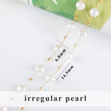 DIY Chain Stainless Steel with Natural Pearl
