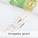 DIY Chain Stainless Steel with Natural Pearl