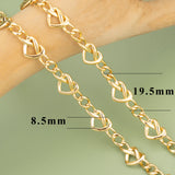 DIY Chain 18K Rhodium Plated Copper 50cm/Lot
