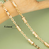 18k Rhodium Plated DIY Chain, 1m/lot