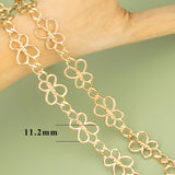 18k Rhodium Plated DIY Chain, 1m/lot