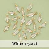 Natural Stone Charms 18k Plated Hand Made DIY Pendants