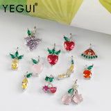 Rhodium Plated Zircon DIY Jewelry Accessories