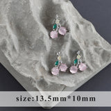 Rhodium Plated Zircon DIY Jewelry Accessories