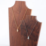 18k Plated Copper Metal Zircon Charms DIY Pendants 10pcs/lot