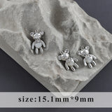 18k Plated Copper Metal Zircon Charms DIY Pendants 10pcs/lot