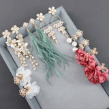 18k Plated Flower Shape Zircon Charms for DIY Jewelry Making