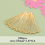 18k Plated Jewelry Accessories 25g/lot